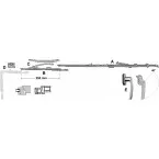 SAV Têtière de compas NT sans anti fausse manoeuvre 500/890 1E 801-1000 de compas Bois ''E5'' ou PVC ''K/A'' / pce