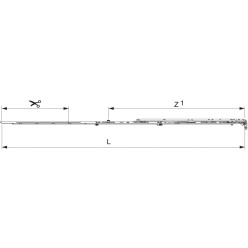 Preassembled Stay Arm without Restrictor 1050 LFF 801-1.050 1 VZ per piece