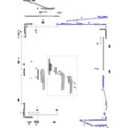 Renvoi d'angle T540-10 supérieur avec anti fausse-manoeuvre ALU400/540/600 avec broche Ø10mm pour tringle pour le SAV / pce