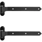 3D Gate Hinge Hot-Dip Galvanized RAL 9005 350mm per piece