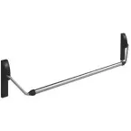 Barre antipanique Assa Abloy série 8000 inox et noire pour serrure encastrée 72 mm PZ / pce