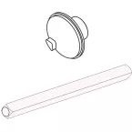 Verbindingsset tussen Fast Push of Fast Touch paniekbalk en Cisa LEVER externe hendel (voor service na verkoop) / pce