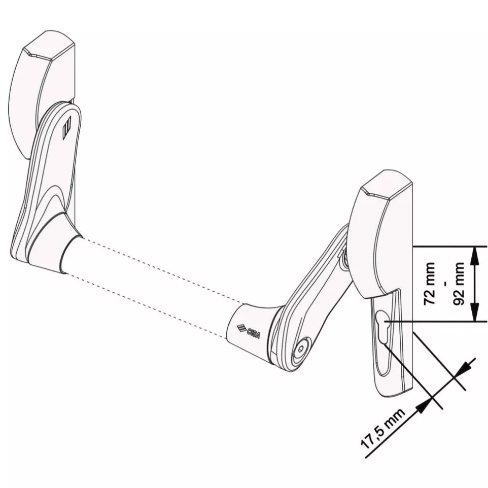 Barre antipanique Cisa Fast Push...