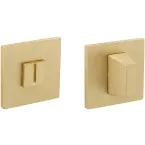 Square Satin Brass Toilet Set 52x5mm 4040 5SQ 158 per piece
