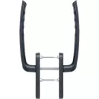 Poignée double à cylindre Hoppe Tokyo noir mat F9714M / pce