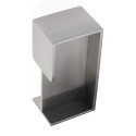 Poignée de porte coulissante Square (40mm) inox satiné / pce