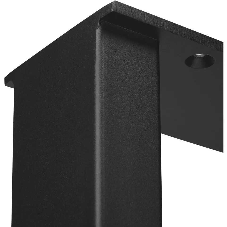 Pied de banc U design industriel noir...