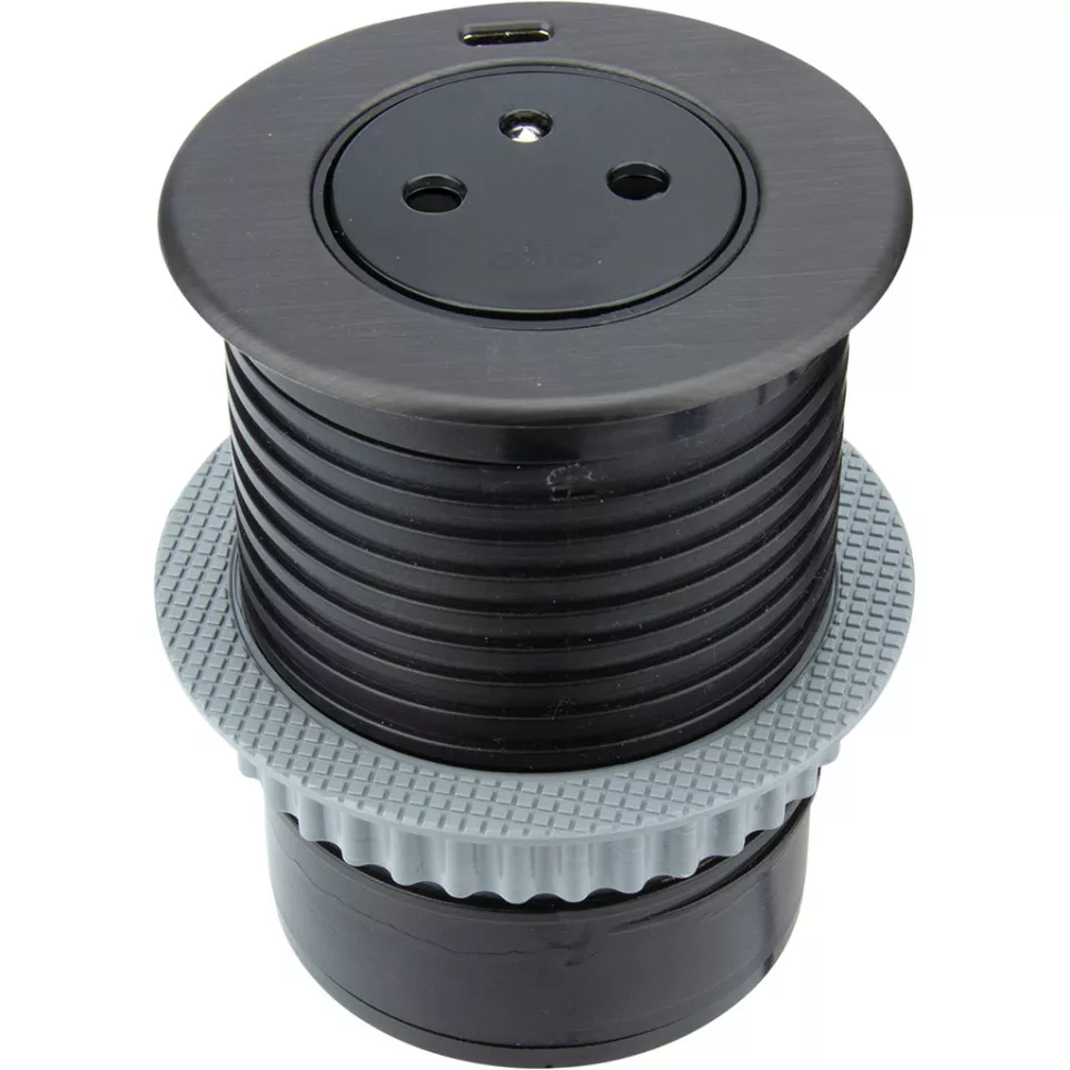 Prise à encastrer Easy-Eject Ø60mm 1...