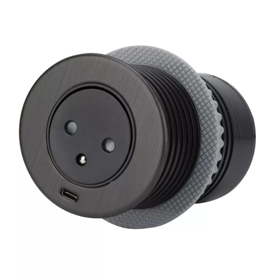 Prise à encastrer Easy-Eject Ø60mm 1...