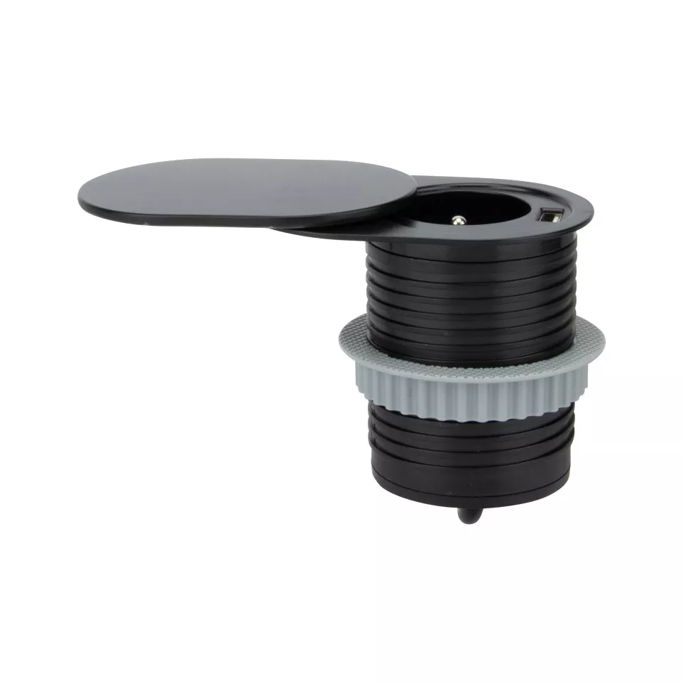 Push-Slidy Flush-Mount Outlet Ø60mm...