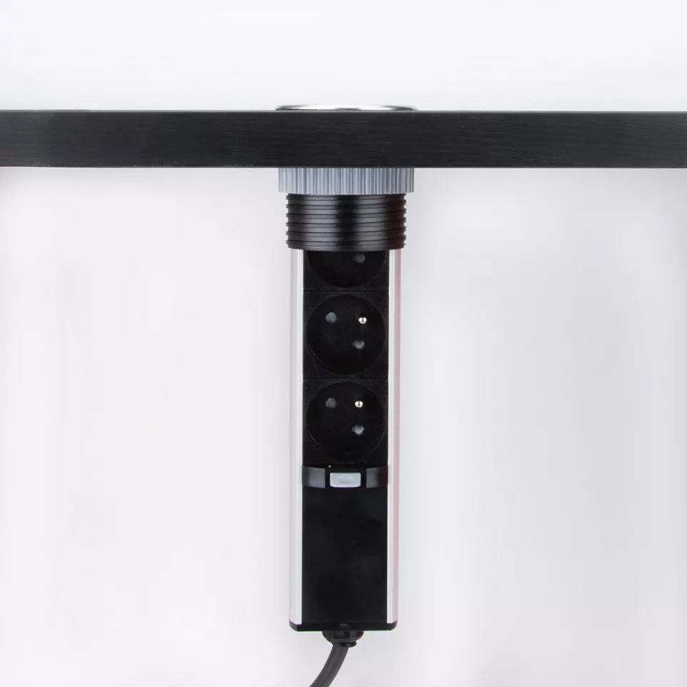 Push-UP contactdoos Ø60mm 3...