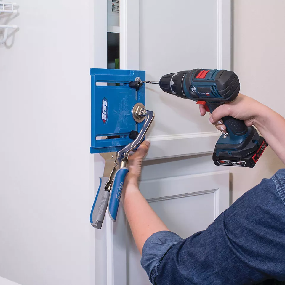 Gabarit pour matériel darmoire Kreg...