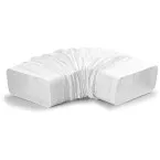 CompAir Flat Flexible Connector 227x94 White per piece