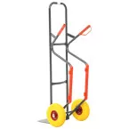 Steekwagen met gele stevige wielen / pce