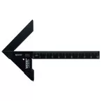 Zwart geanodiseerde centreerbeugel 100x70mm Ø90 mm / pce