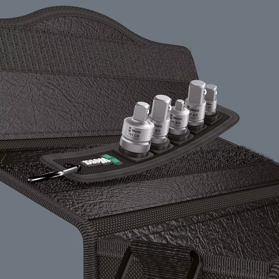 Set van 5 dopadapters 1/4'', 3/8'' en...