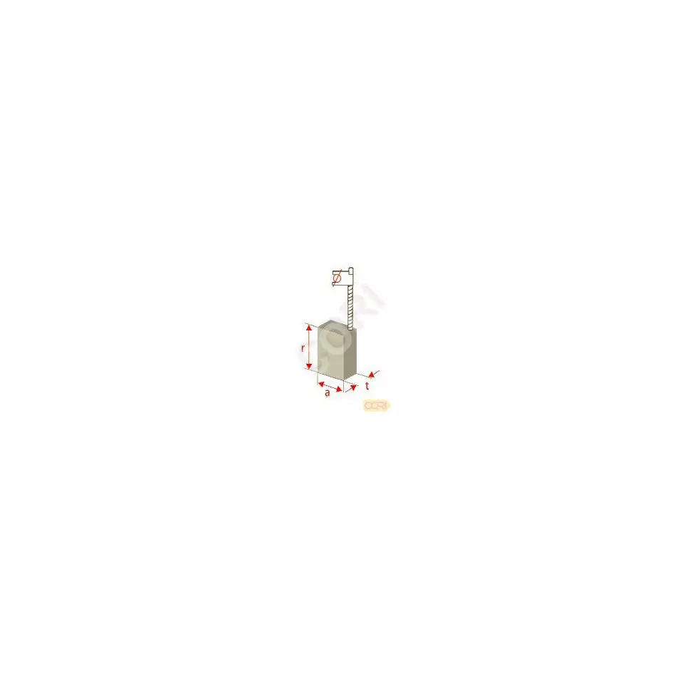 Set van 2 koolborstels 1167X / Bosch...