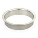 Recessed Stainless Steel Pass-Through Ring Ø210 Brushed Finish per piece