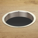 Recessed Stainless Steel Pass-Through Ring Ø210 Brushed Finish per piece