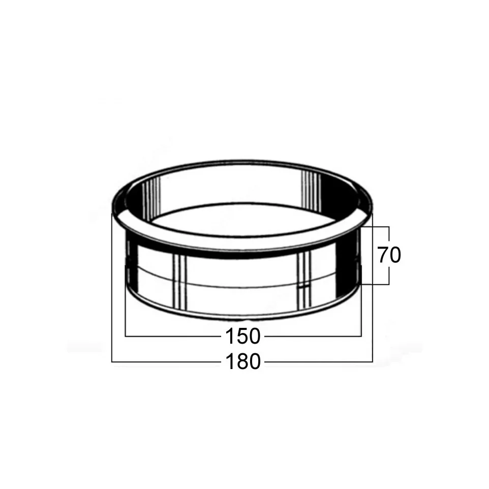 Recessed Cable Grommet Ring 180 mm...