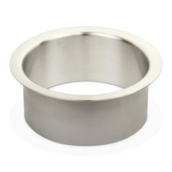 Recessed Brushed Stainless Steel Passage Ring Ø180 mm per piece