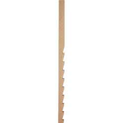 Crémaillère hêtre naturel étuvé 13x23x1990mm / 1.99m
