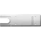 GEZE finishing plate for TS 550 NV stainless steel per piece