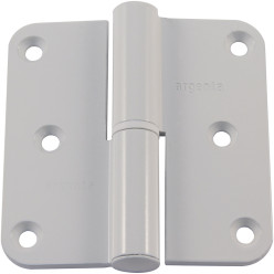 Paumelle alu Argenta 80x80 A blanc RAL 9010 gauche / pce