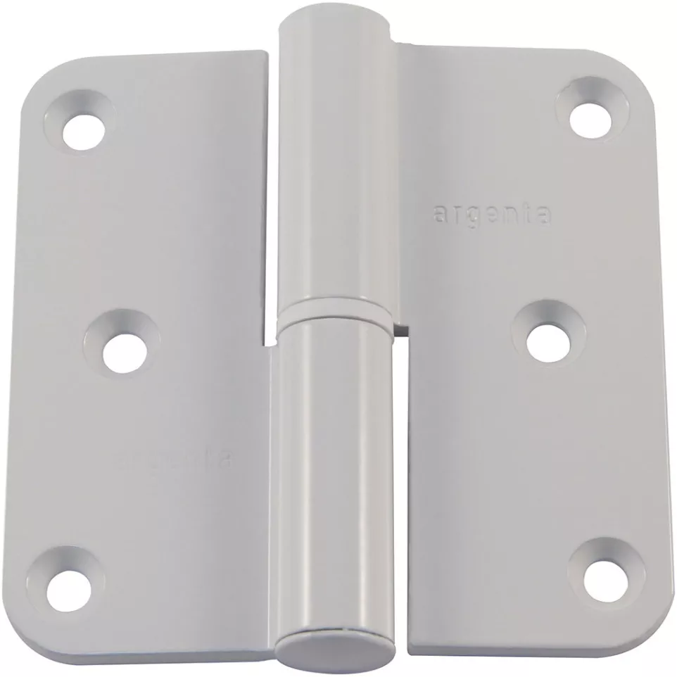 Paumelle alu Argenta 80x80 A blanc...