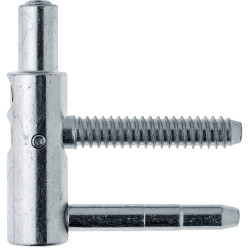 Fiche mâle anti-intrusion Otlav Exacta 495 réglable 3D zinguée / pce