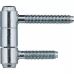 Fiche Anuba zingué 16 mm 2 broches / pce