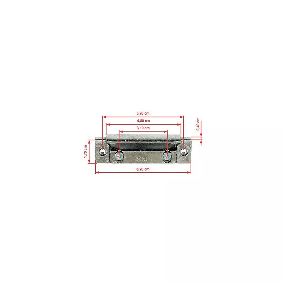 Blochet de rechange de gâche centrale...