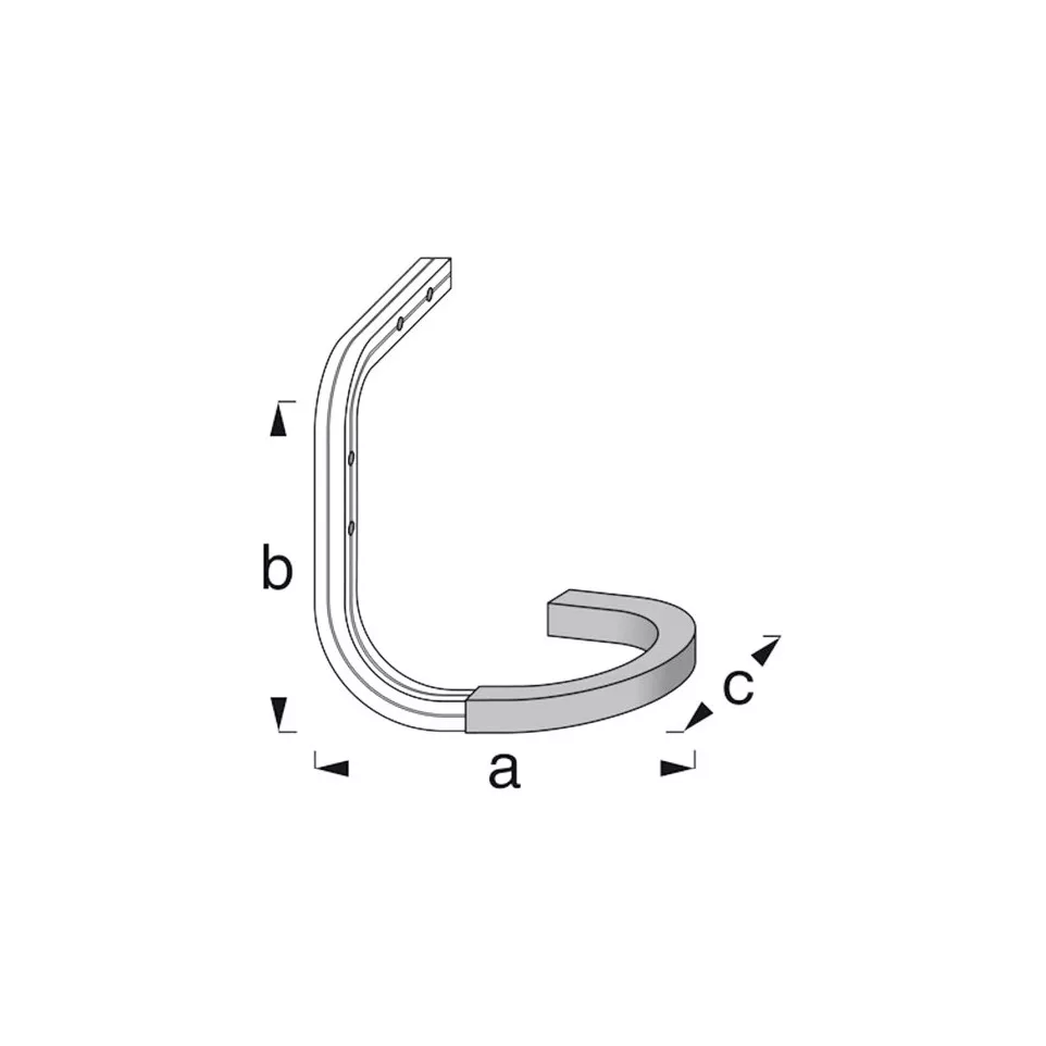 Red Rubber Wall and Ceiling Hook for...