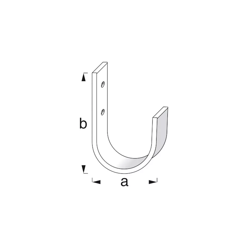 Universal Wall Hook 110mm per piece