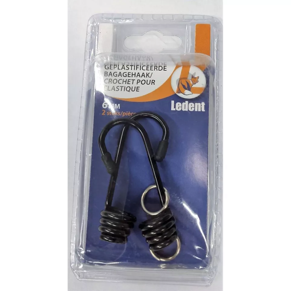 2 crochets pour élastique Ø8mm / pce