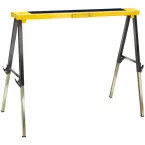 Folding Sawhorse with Adjustable Legs and Carry Handle / pc