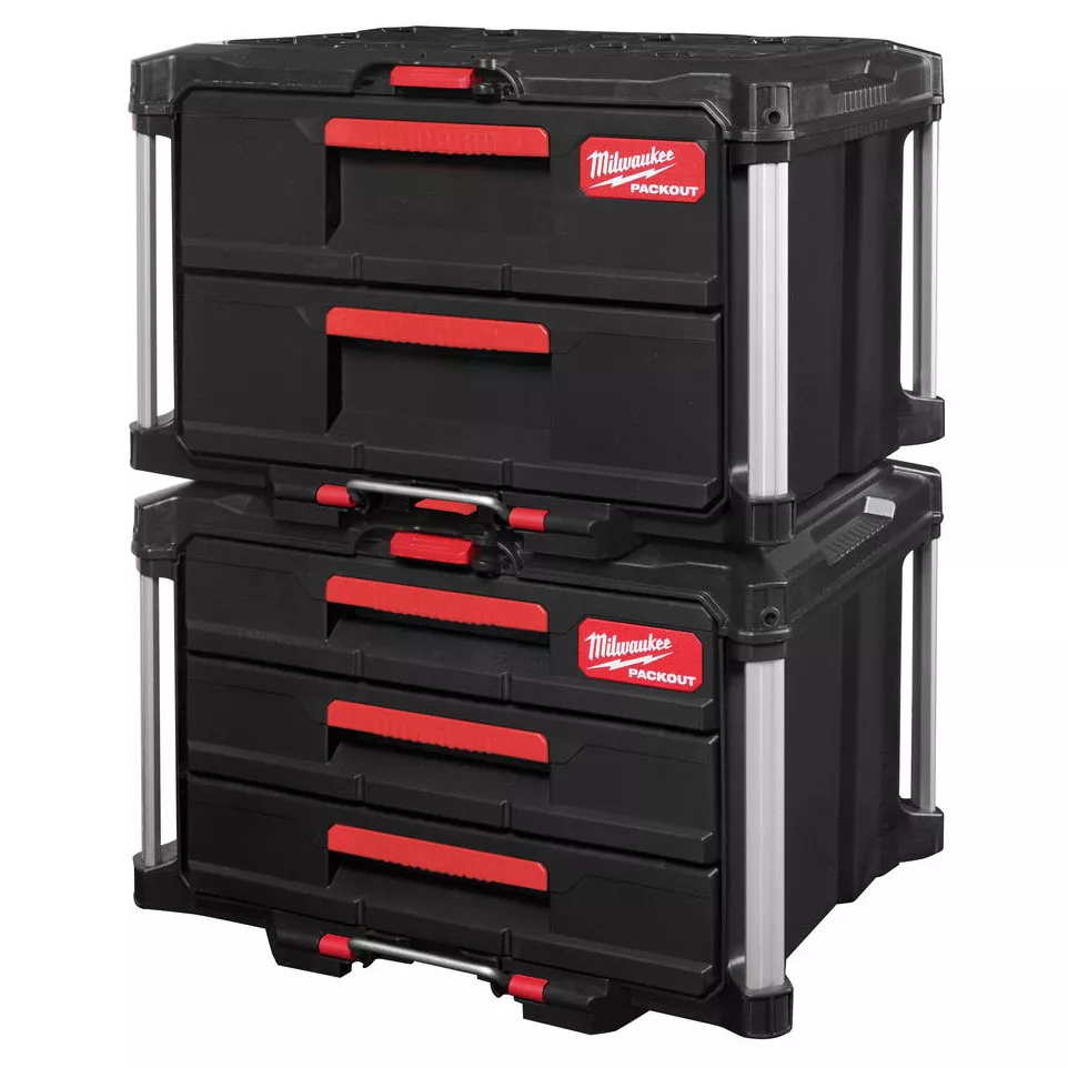 Coffre Packout 3 tiroirs Milwaukee / pce