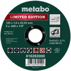 Metabo roestvrijstalen schijven Ø 125x1mm / 10pce