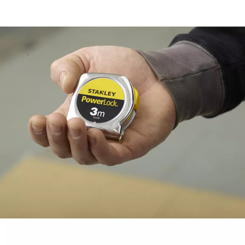 Stanley PowerLock rolmaat 3m / pce