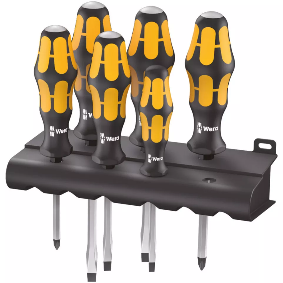 Wera Set of 6 Slotted and Phillips...