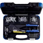 Riveting Tool Kit with 5x50 Rivets and 3 Drill Bits RP60 Multi per piece
