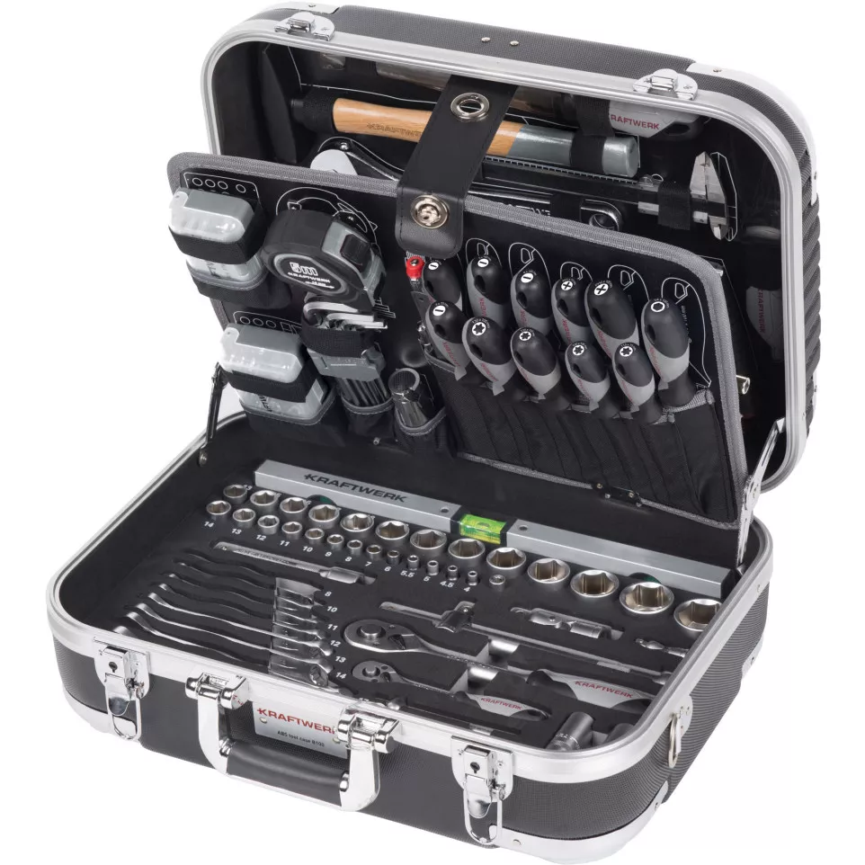 Kraftwerk Pro ABS Tool Case with 170...
