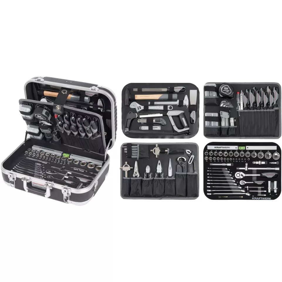 Kraftwerk Pro ABS Tool Case with 170...