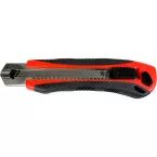 Cutter lame sécable 25mm poignée rubber grip Auto lock / pce