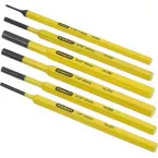 Jeu de 3 poinçons et 3 chasse-clou Stanley / pce