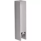 Support intermédiaire à suspendre pour barre rectangulaire inox look brossé / pce