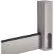 Hanging Corner Bracket for Rectangular Wardrobe Rail Brushed Stainless Steel Look per piece
