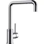 Blanco MILI Chrome Kitchen Mixer Tap with J Spout 360° Swivel per piece