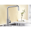 Blanco MILI Chrome Kitchen Mixer Tap with J Spout 360° Swivel per piece