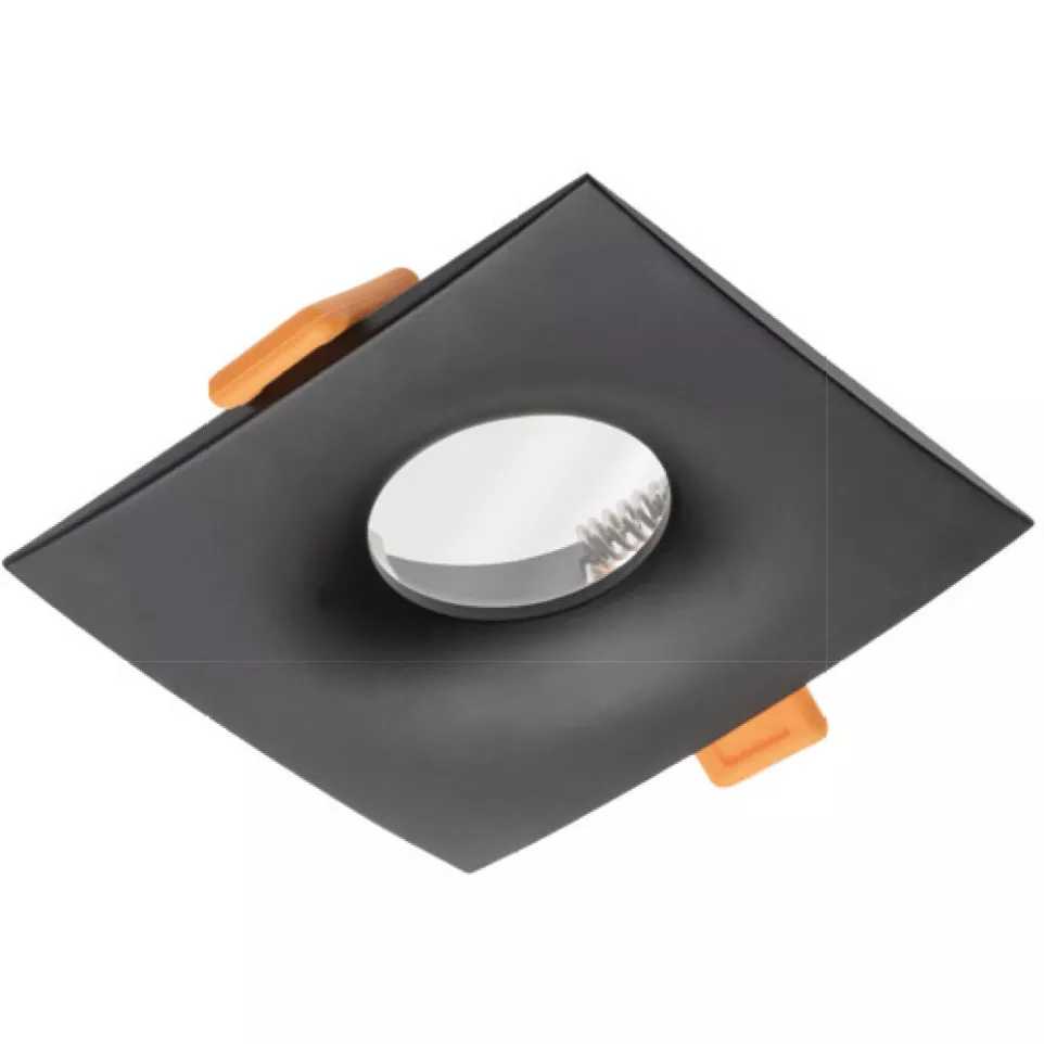 Support Alessio carré Alu noir mat / pce